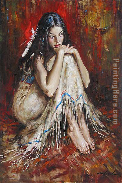Indigenous painting - Andrew Atroshenko Indigenous art painting